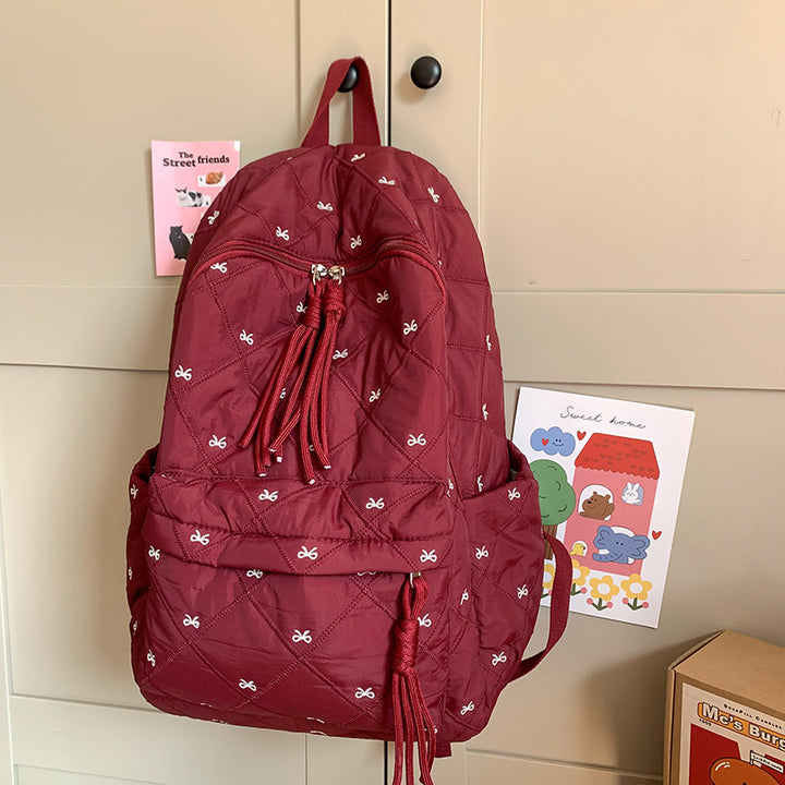 Quilted Playful Design Backpack Stornfield