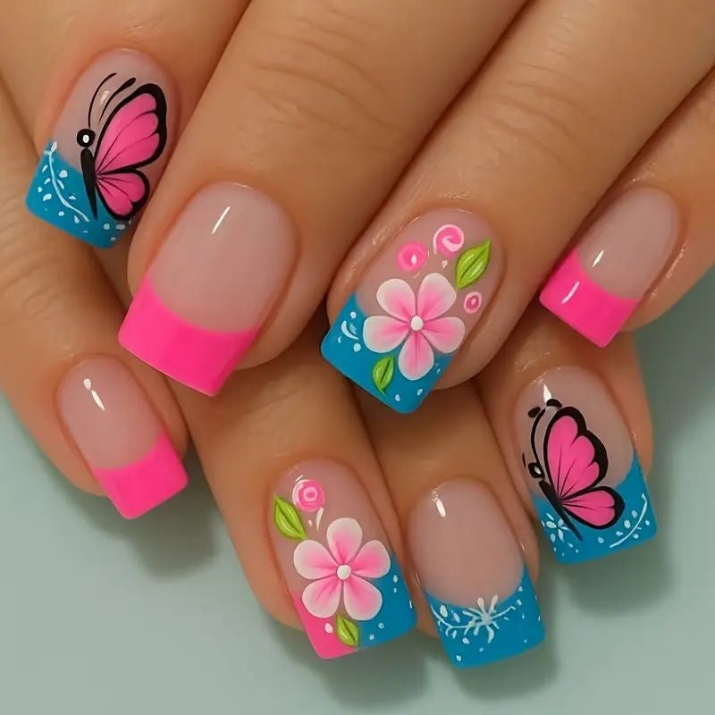 Artistic Floral Nail Art Set Stornfield