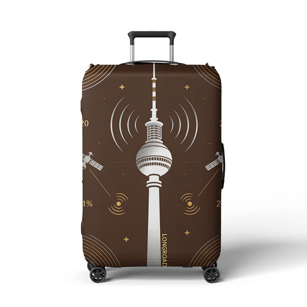 Women's suitcase cover in futuristic design Stornfield