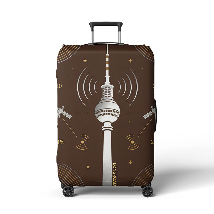 Women's suitcase cover in futuristic design Stornfield