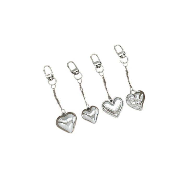 Heart-Shaped Metal Keychain Stornfield