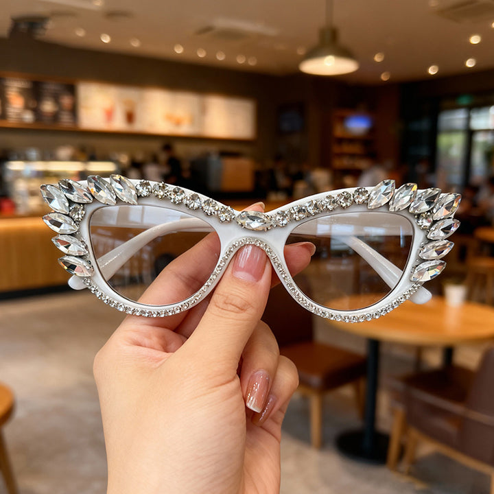 Luxury Cat-Eye Rhinestone Sunglasses Stornfield