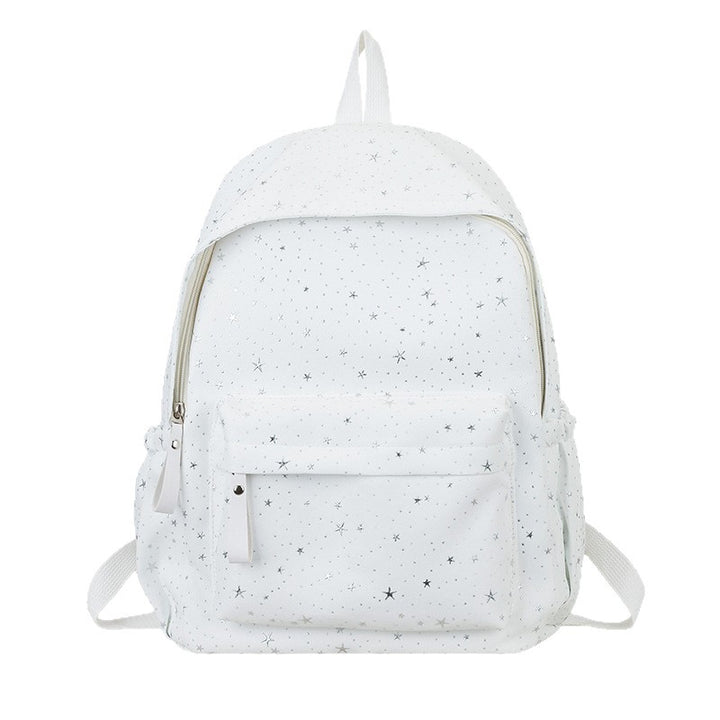 Girls' Star Patterned School Backpack Stornfield