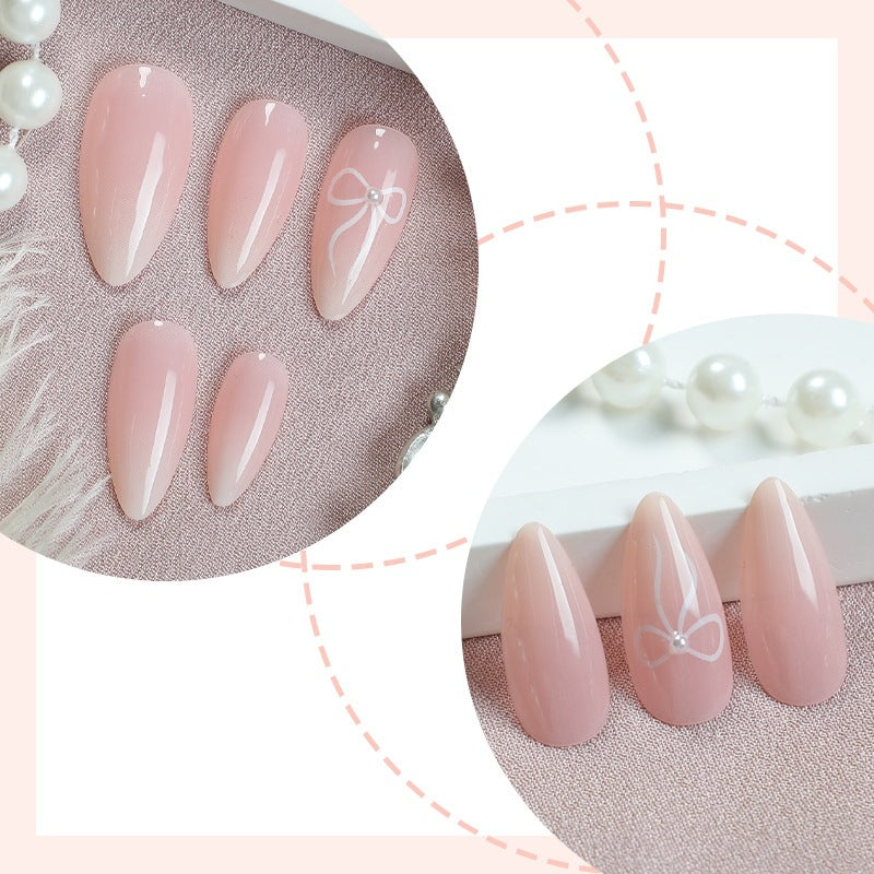 Artificial nail set with elegant designs and subtle accents Stornfield