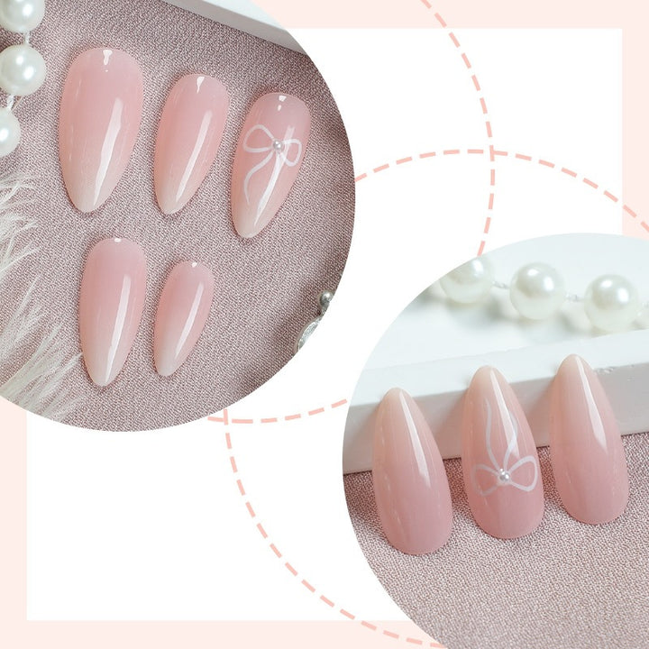 Artificial nail set with elegant designs and subtle accents Stornfield