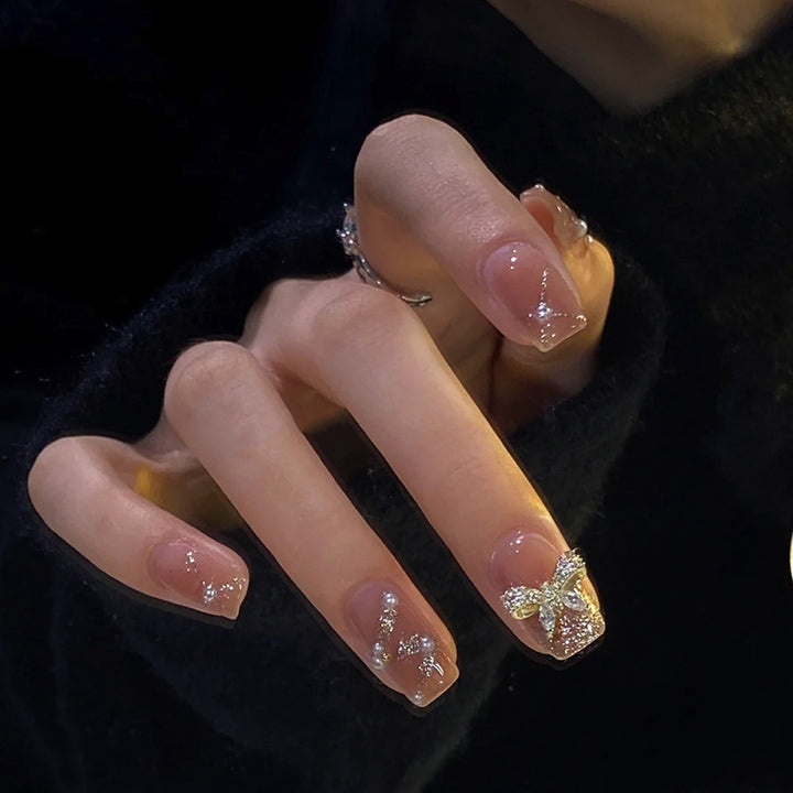 Decorative Press-On Nail Art Set