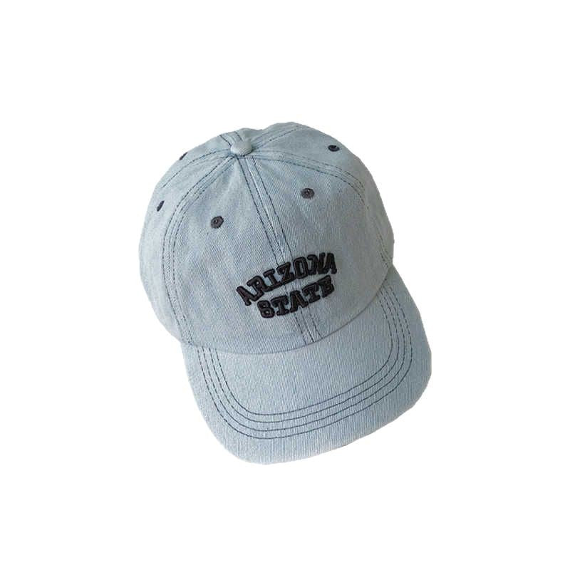 Unisex Vintage-Inspired Embroidered Denim Cap Stornfield