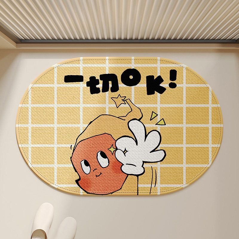Playful Cartoon-Themed Area Rug