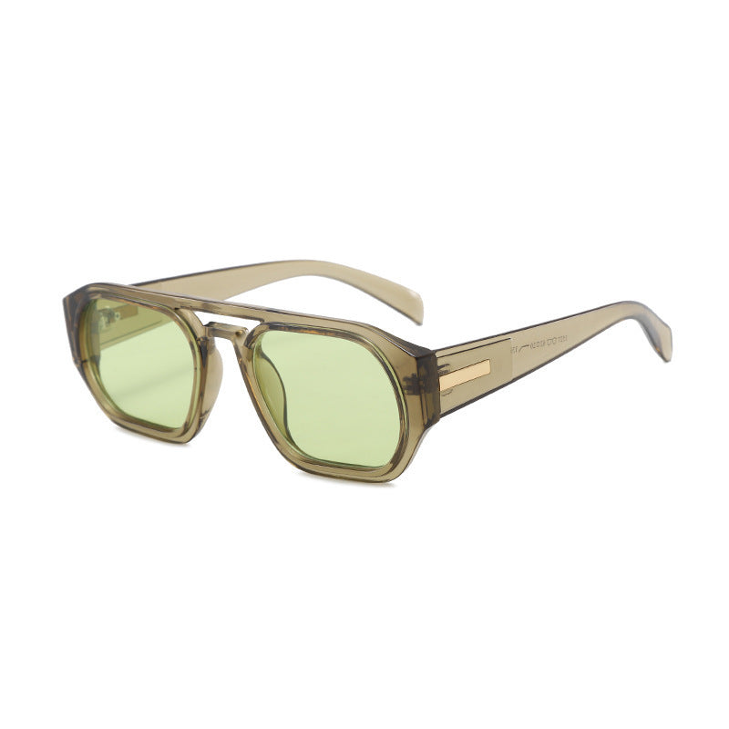 Women’s fashionable rectangular glasses with elegant metal accent Stornfield