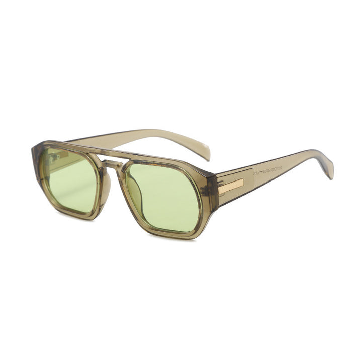 Women’s fashionable rectangular glasses with elegant metal accent Stornfield