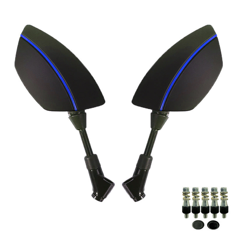 Motorcycle Mirror Set with Aerodynamic Design and High Stability Stornfield