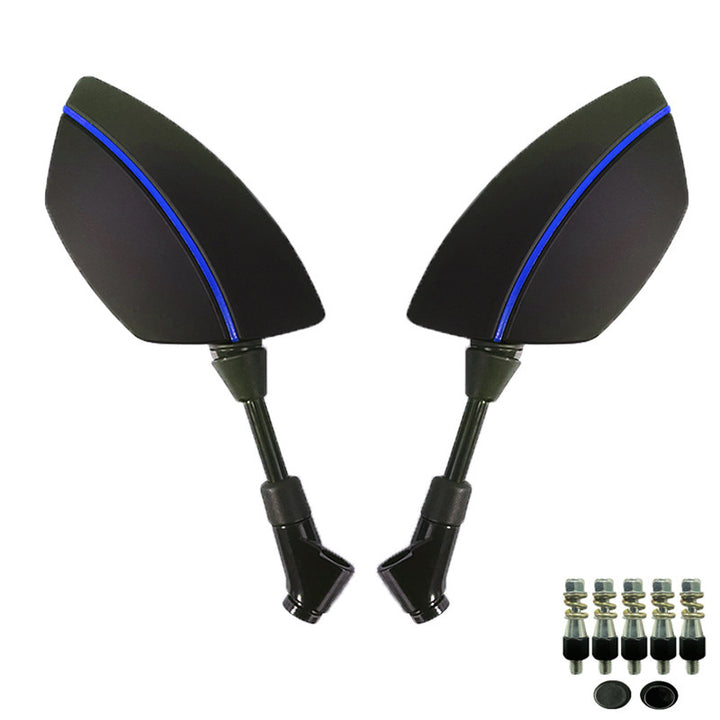 Motorcycle Mirror Set with Aerodynamic Design and High Stability Stornfield