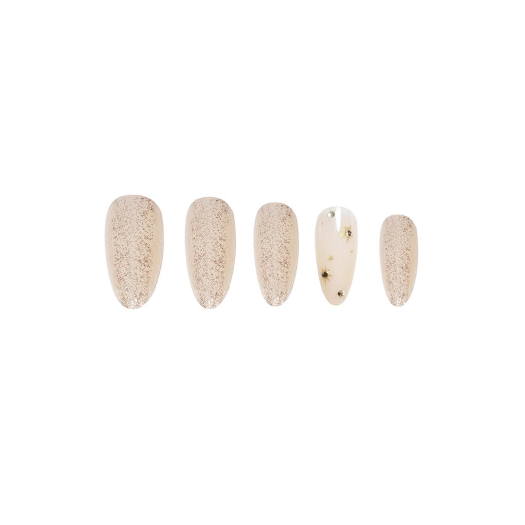 Glamorous Glittery Press-On Nail Art Stornfield