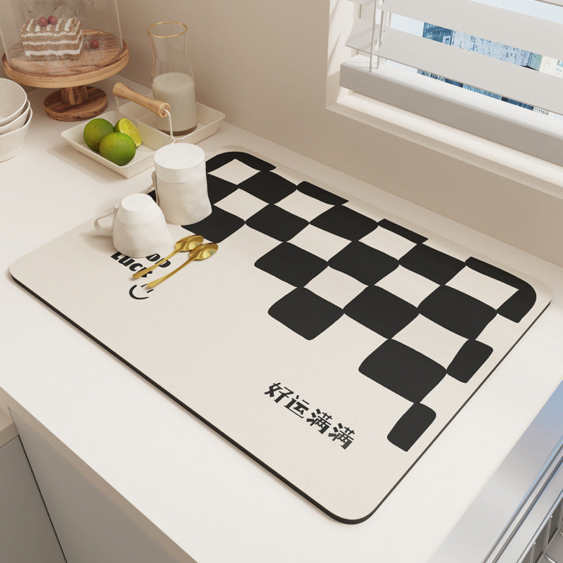 Geometric Patterned Kitchen Mat Stornfield