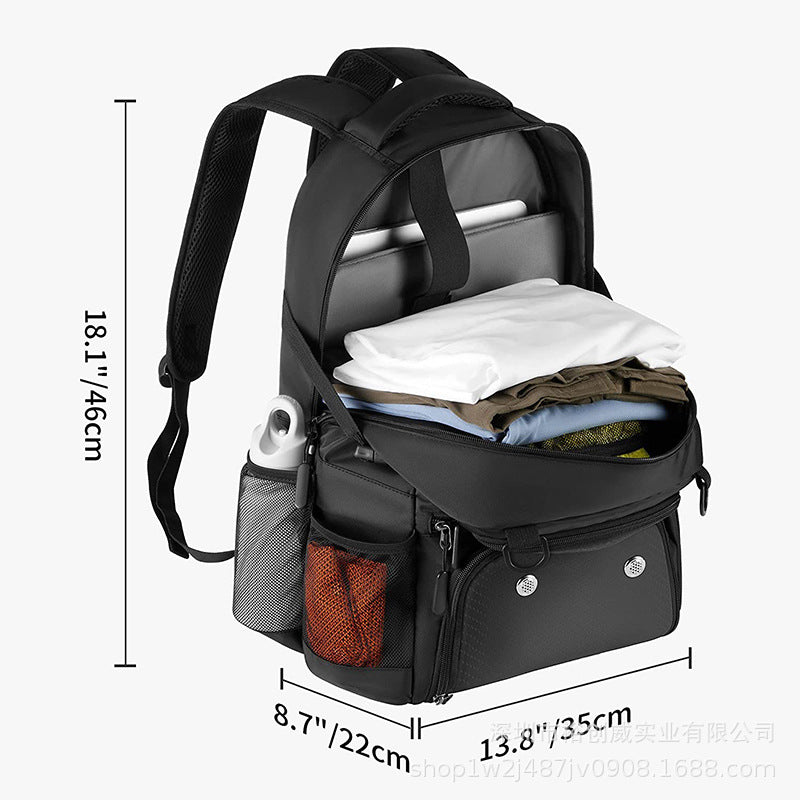 Multi-Compartment Sports Gear Backpack Stornfield