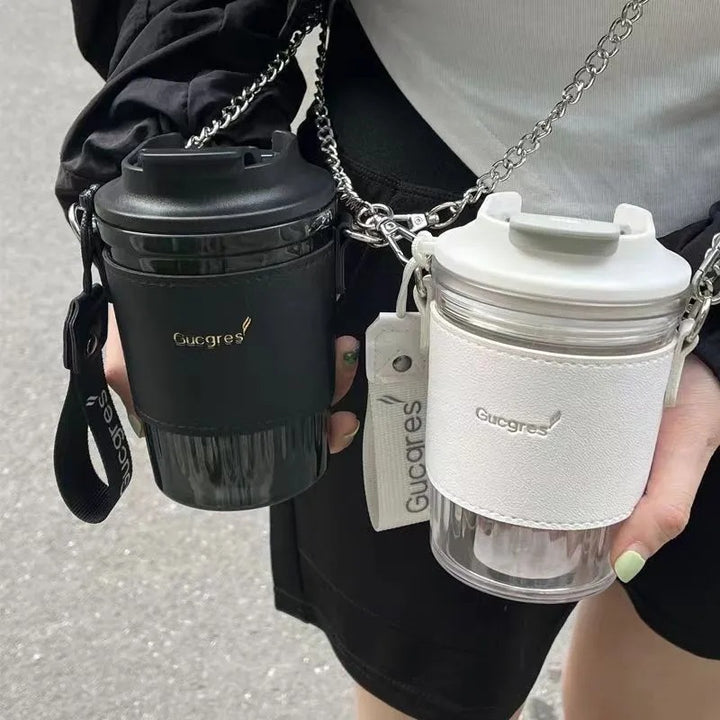 Women's coffee and tea mug with practical carrying handle Stornfield