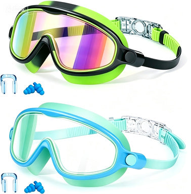 Swim protection goggles with adjustable nose piece and anti-fog technology Stornfield