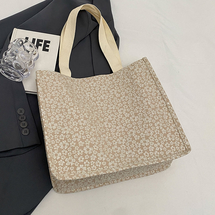 Floral Print Fabric Shoulder Bag