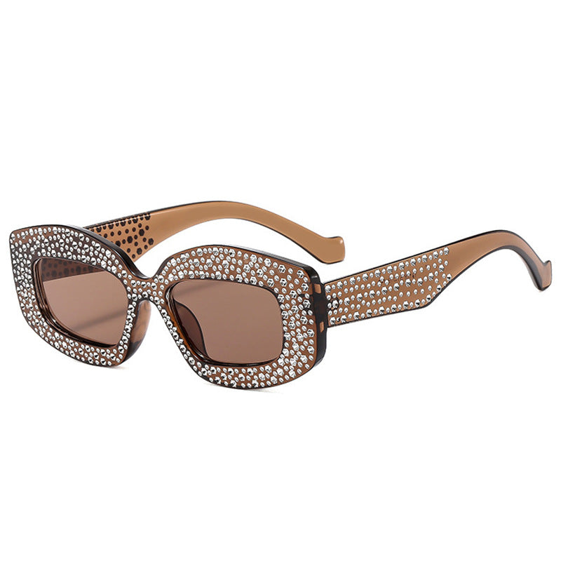 Women striking sunglasses with glamorous rhinestones Stornfield