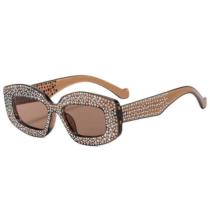 Women striking sunglasses with glamorous rhinestones Stornfield