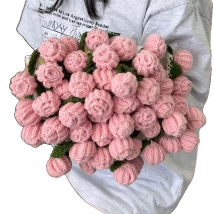 Floral Knit Bag