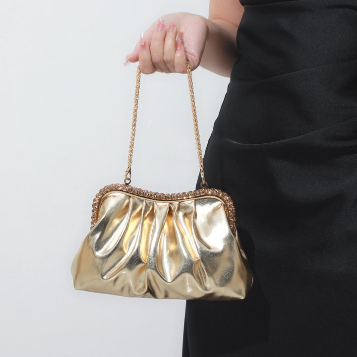 Luxe Metallic Evening Handbag