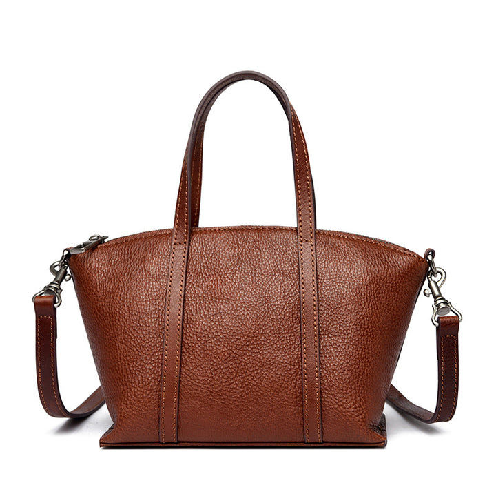 Textured Leather Handbag Stornfield