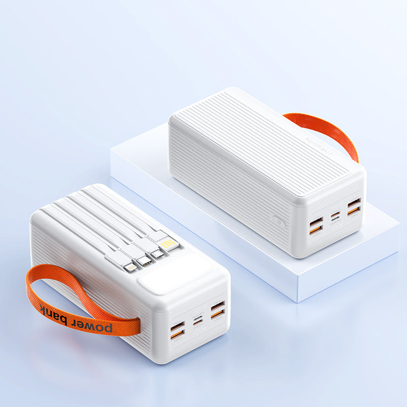 Multifunctional Solar Power Bank with Integrated USB Cable Stornfield