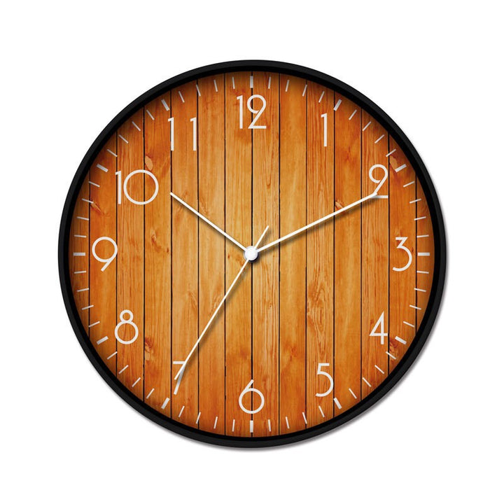 Wall clock with wood look Stornfield
