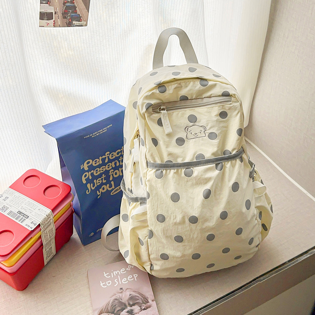Casual Polka Dot Backpack Stornfield