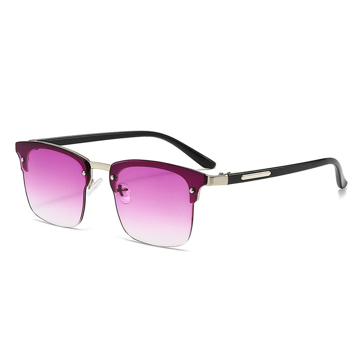 Ladies elegant square sunglasses with metallic accents Stornfield