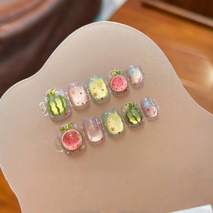 Creative Craft Nails in Playful Fruit Design Stornfield