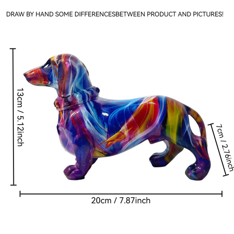 Creative decoration figure of a dachshund Stornfield