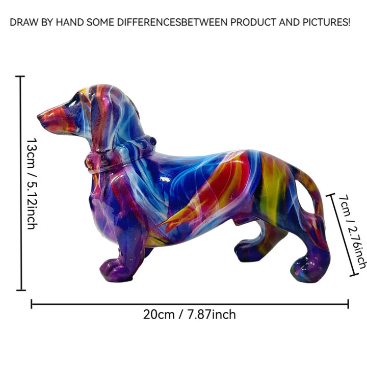 Creative decoration figure of a dachshund Stornfield