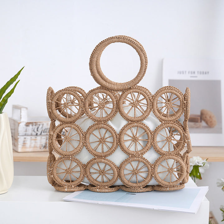 Handbag with elaborate circular details Stornfield