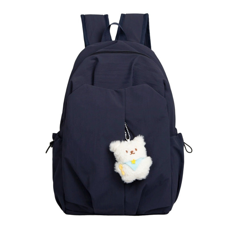 Backpack with High-Quality Craftsmanship and Cute Teddy Pendant Stornfield