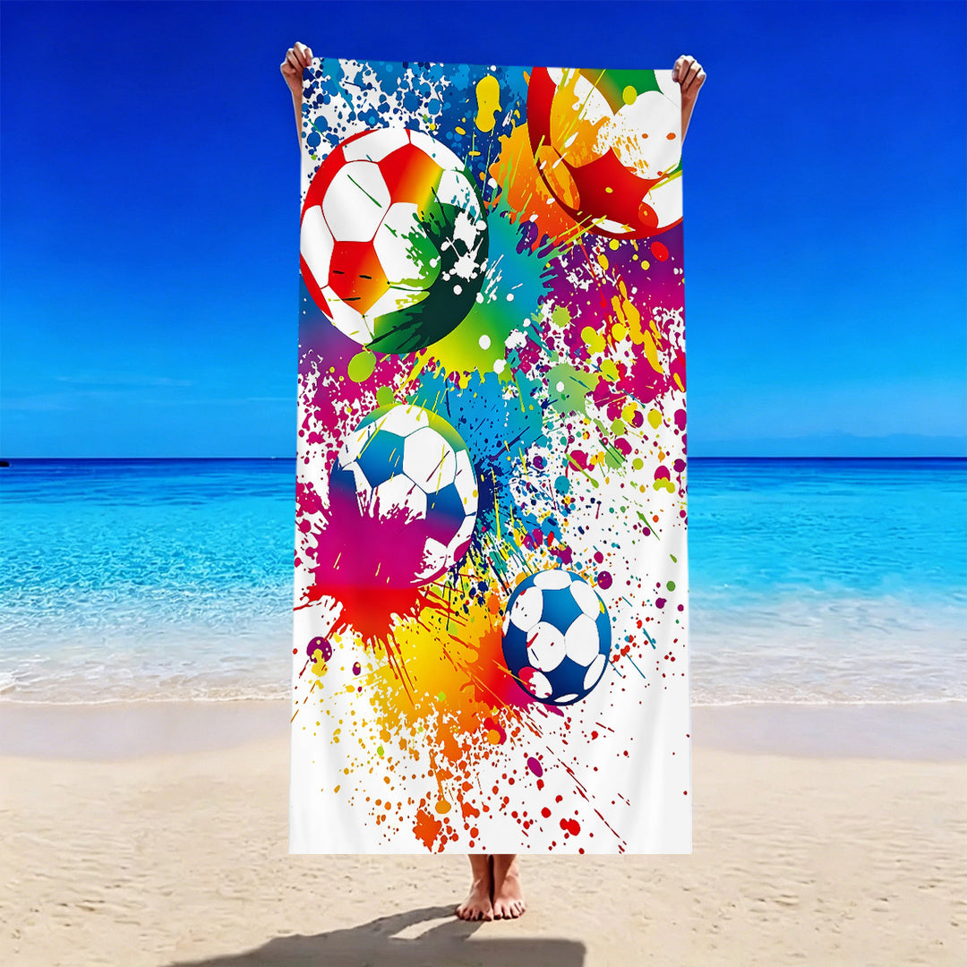 Football-themed beach towel Stornfield
