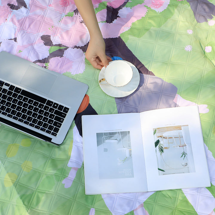 Illustrated Outdoor Picnic Mat Stornfield