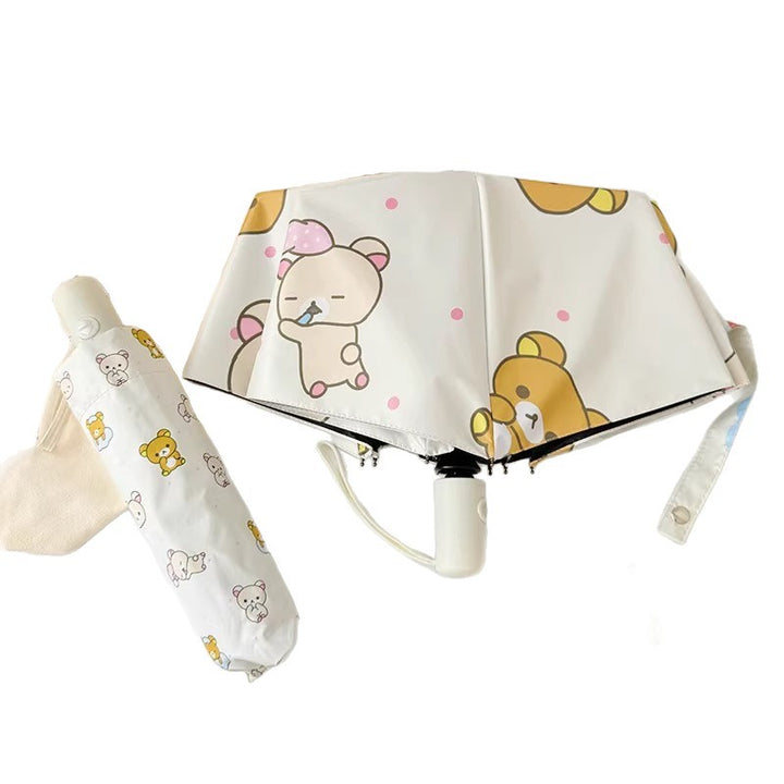 Women's Foldable Umbrella with Cute Animal Design Stornfield