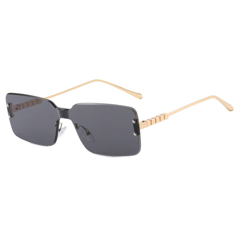 Women's modern rectangular sunglasses with stylish metal frame Stornfield