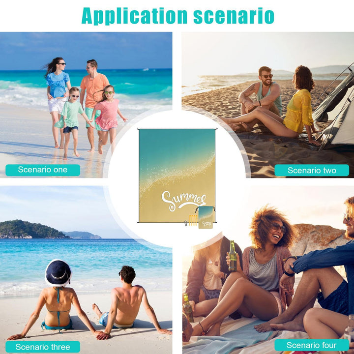 Ladies multifunctional beach blanket Stornfield