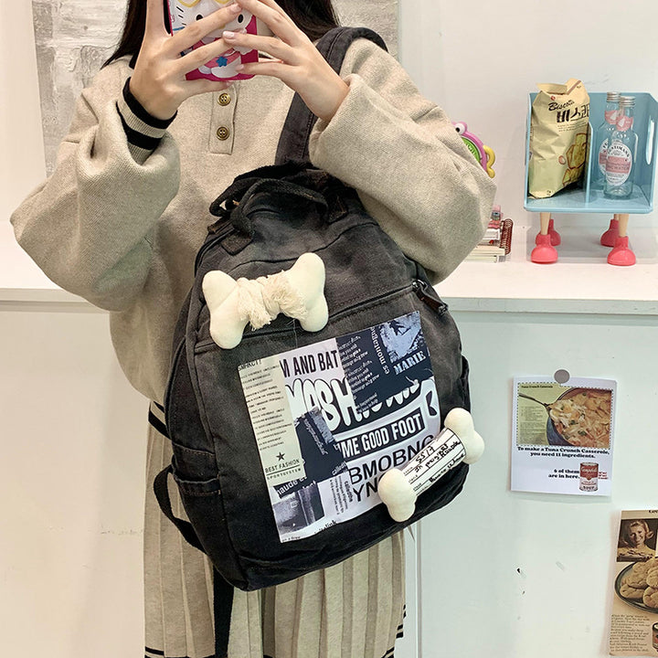 Trendy Graphic Student Backpack Stornfield