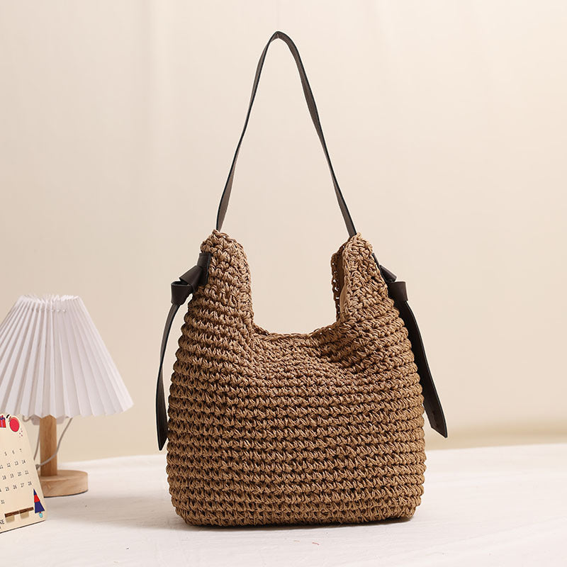 Fashionable Handmade Shoulder Bag Made of Natural Material Stornfield