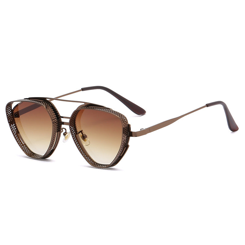 Ladies extravagant sunglasses in modern polygon design Stornfield