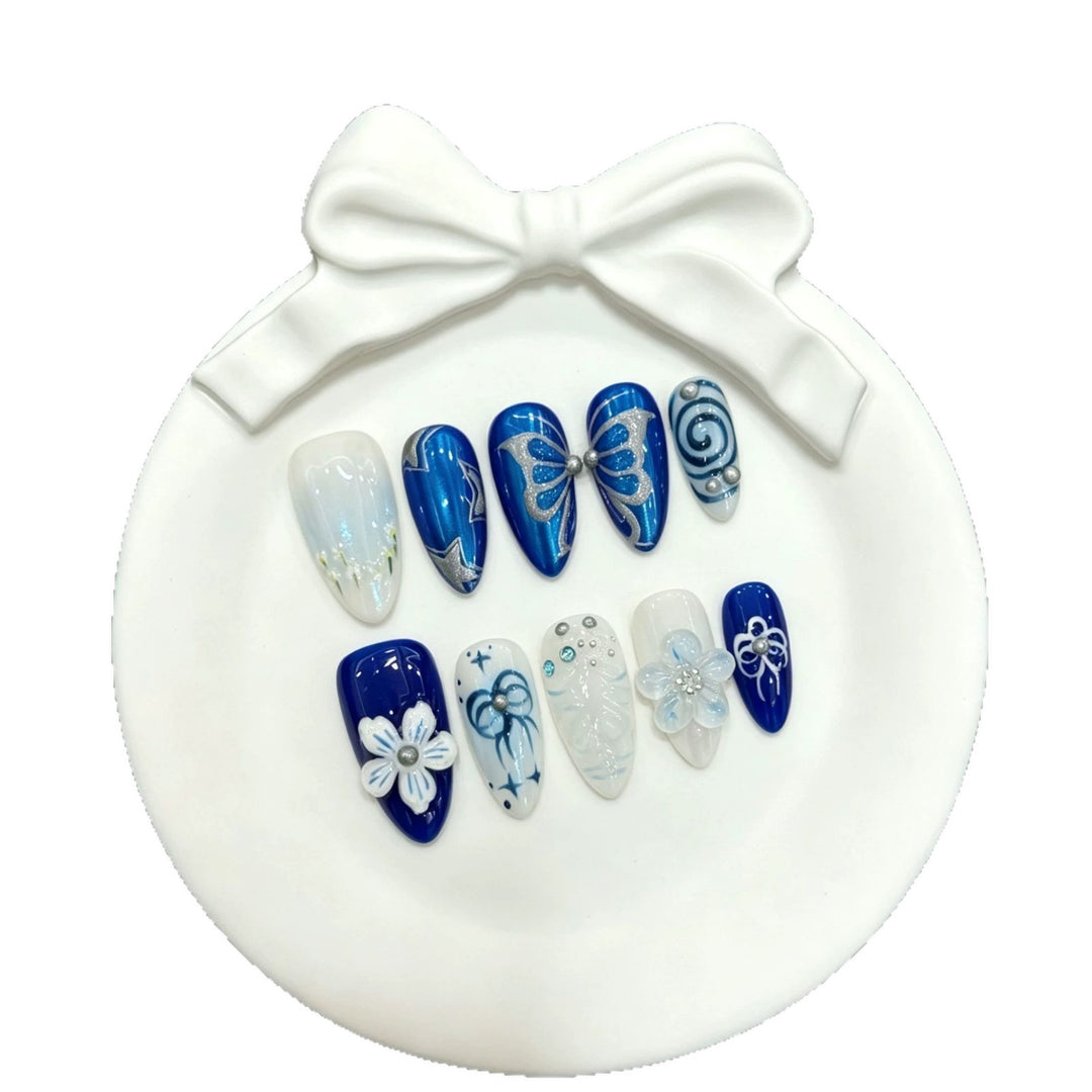 Decorative Butterfly Press-On Nail Art Collection