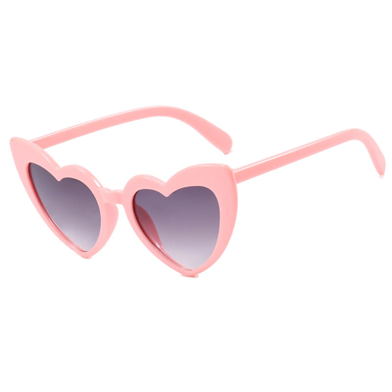 Women's Heart-Shaped Sunglasses with Polarized Lenses and High-Quality Plastic Frame Stornfield