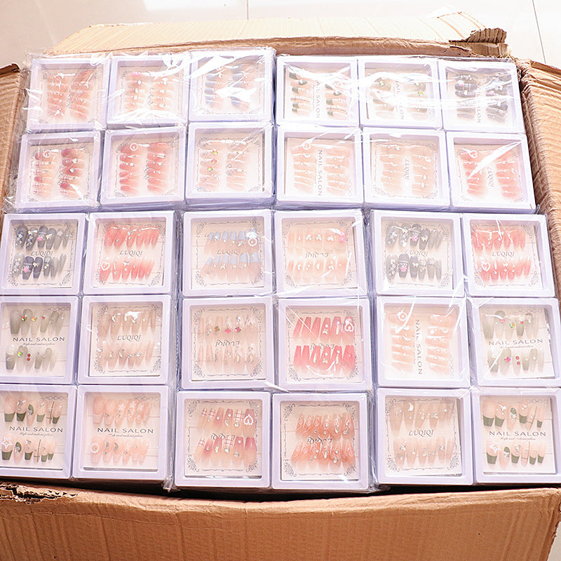 Decorative Press-On Nail Collection Stornfield