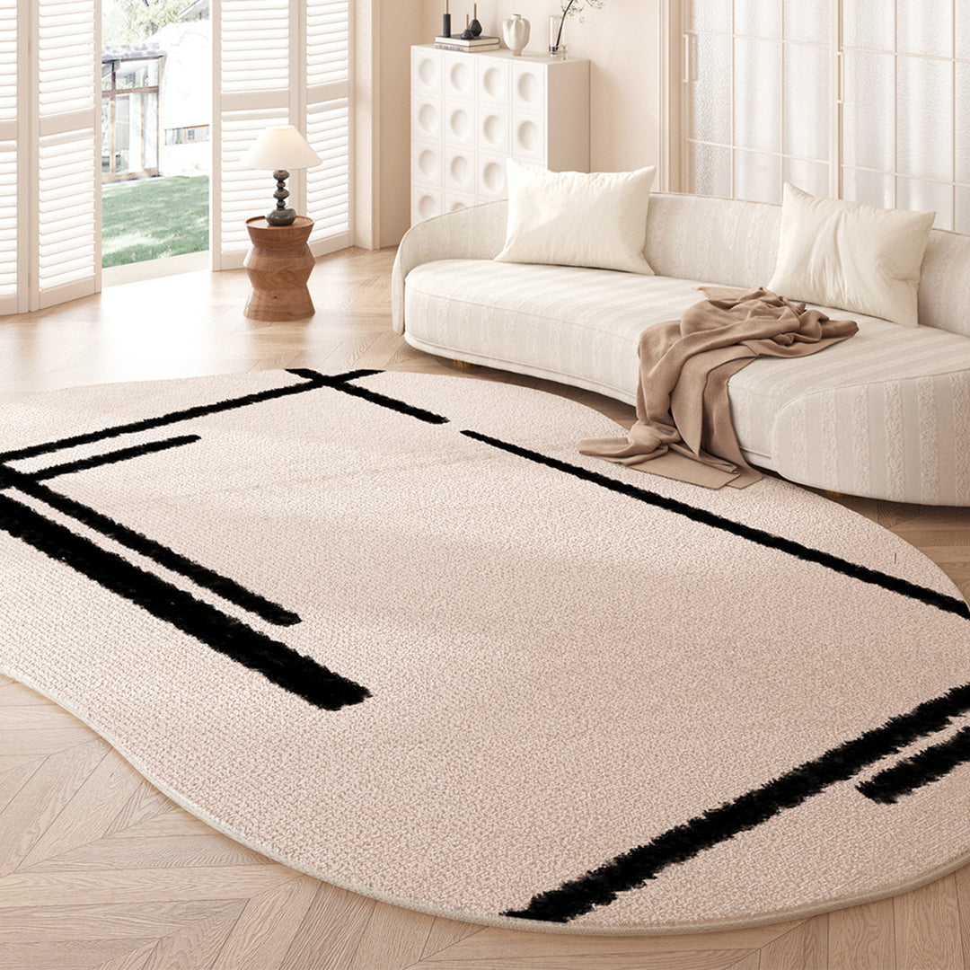 Organic Abstract Shape Area Rug