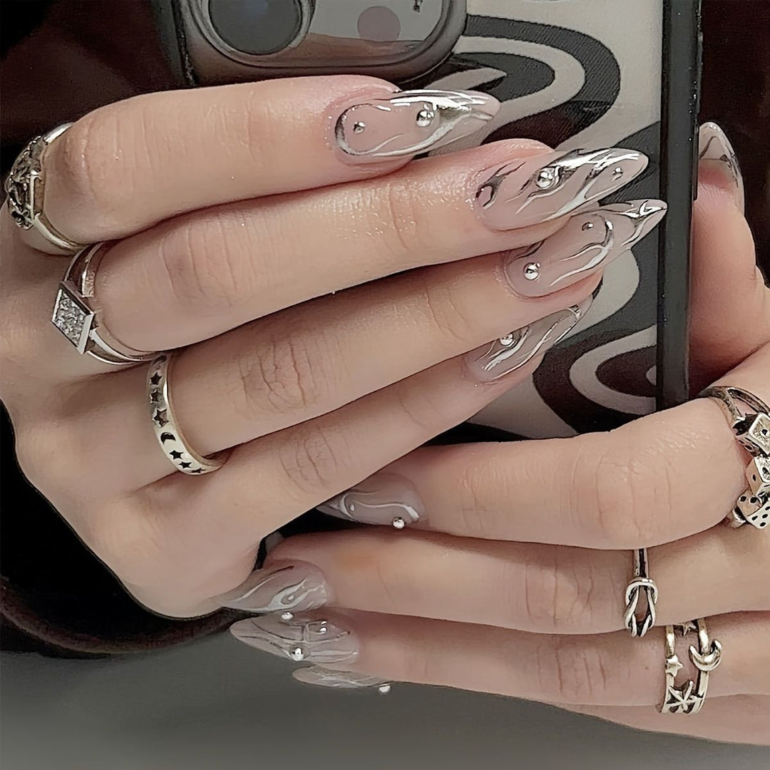 Artistic nail designs with glitter accents Stornfield