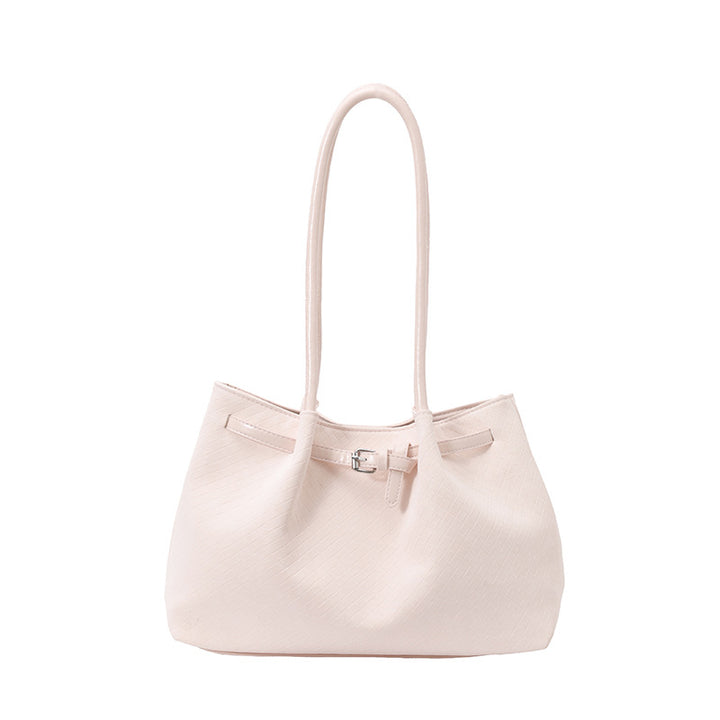 Textured Woven Tote Handbag
